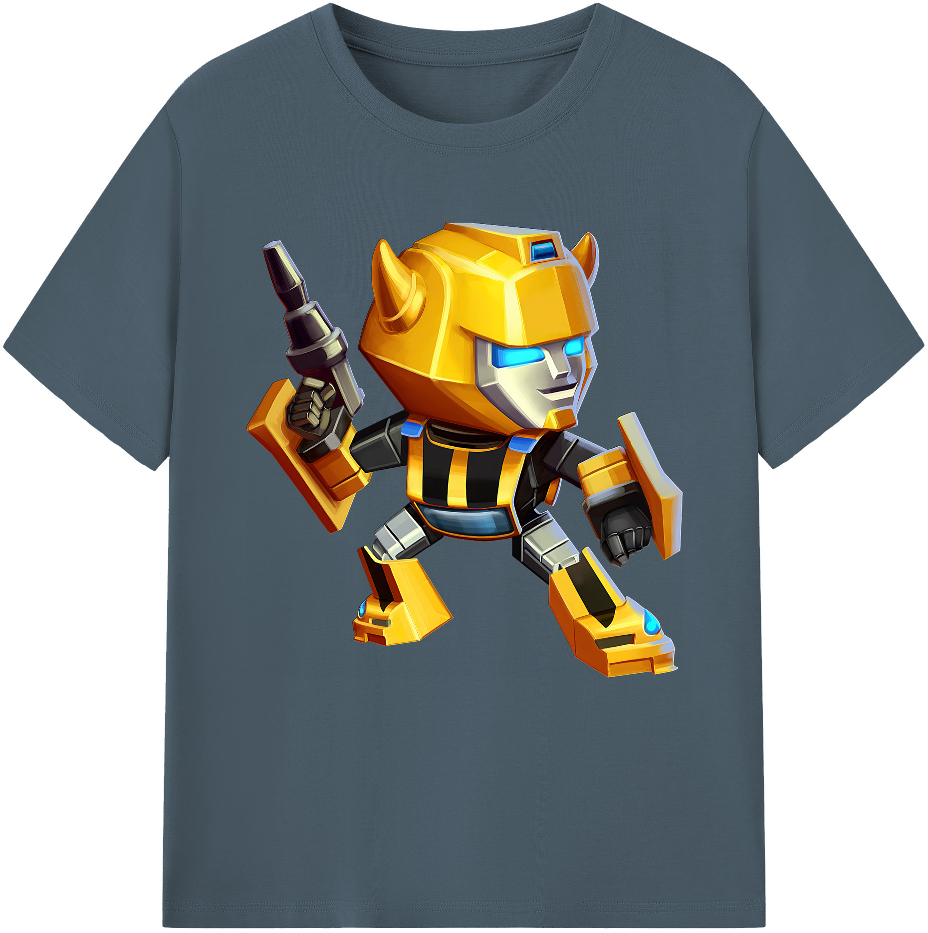 （画像用） Transformers トランスフォーマー 綿100％半袖Tシャツ（フロントプリント）